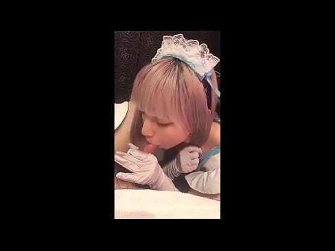 ❤️ Japonský idol [mayuka], kostým francúzskej slúžky, časť 1, fajčenie a honenie s pleťovým mliekom Super porno na nás